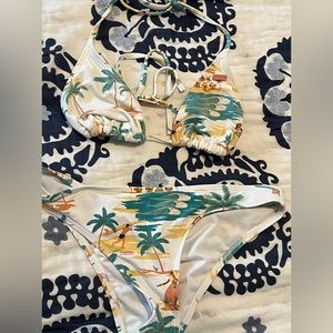 Roxy printed beach classic bikini